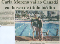 Carlos moreno   equipe de triathlon  no canad%c3%a1   jornal primeira p%c3%a1gina 2001