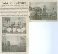 Nova sala de gin%c3%a1stica   jornal primeira p%c3%a1gina 30 3 2001