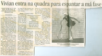 Tenista vivian segnini no master do blue life junior's cup   jornal primeira p%c3%a1gina 7 11 2001