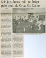 Torneio aberto e interclubes de sinuca   jornal primeira p%c3%a1gina 19 8 2001