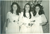 Baile de debutantes 1970   eliana campos  l%c3%bacia calijuri  maria in%c3%aas martinez