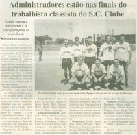 1%c2%ba campeonato interno de futebol society trabalhista   jornal a tribuna 9 5 2001
