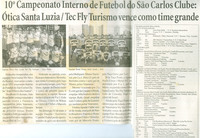 10%c2%ba campeonato interno de futebol   jornal a folha 7 6 2002