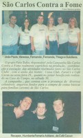 Campanha s%c3%a3o carlos contra a fome   jornal a tribuna 8 12 2002
