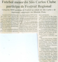 Festival regional de futebol menor   jornal a tribuna 2 3 2002